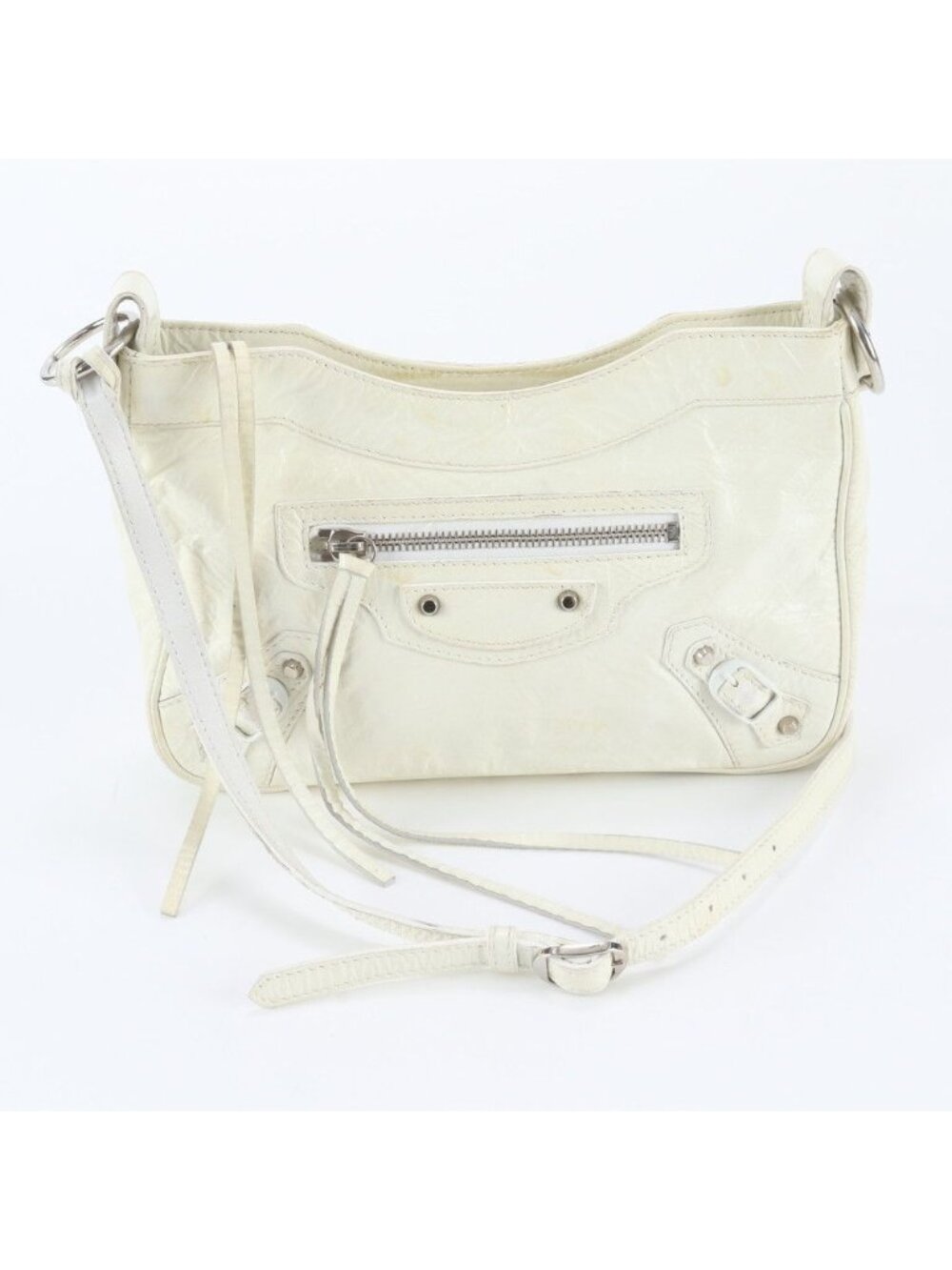 Balenciaga the Hip Leather Shoulder Bag Crossbody